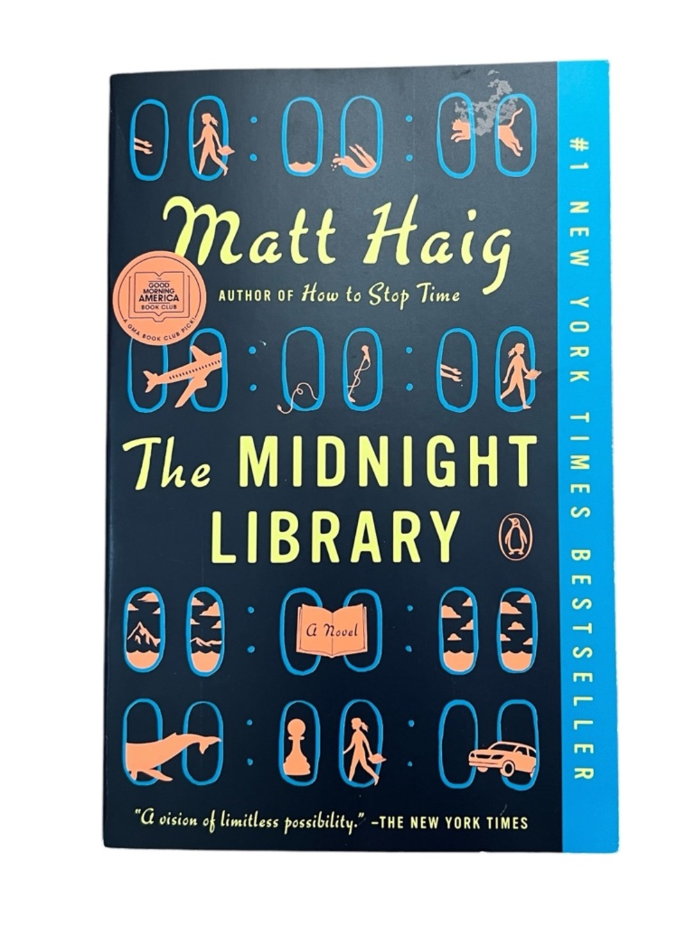 Matt Haig The Midnight Library Paperback Novel GMA Book Club Bestseller Fiction